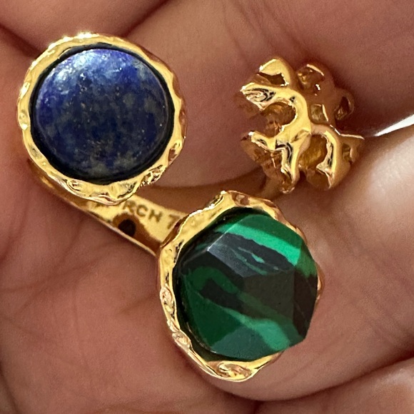 Tory Burch gold Roxanne Semiprecious stones Ring - Picture 4 of 8